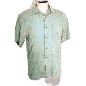 Men's Izod Button-Down Short Sleeve Washable Silk Shirt S New w tags
